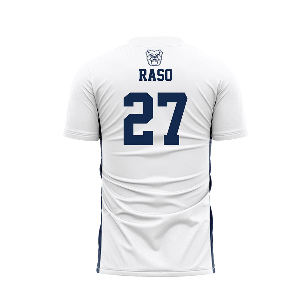 BU - NCAA Men's Soccer : Luca Raso - White Soccer Jersey-1