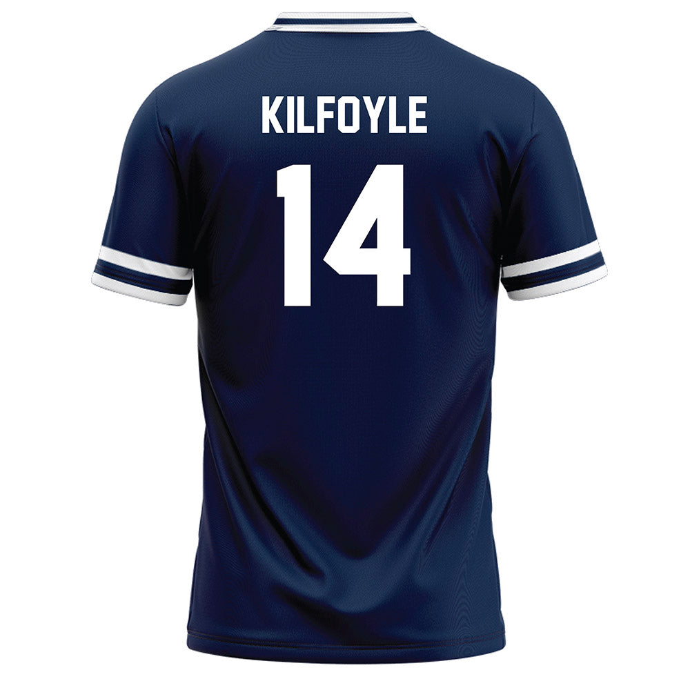 BU - NCAA Baseball : Shane Kilfoyle - Navy Baseball Jersey