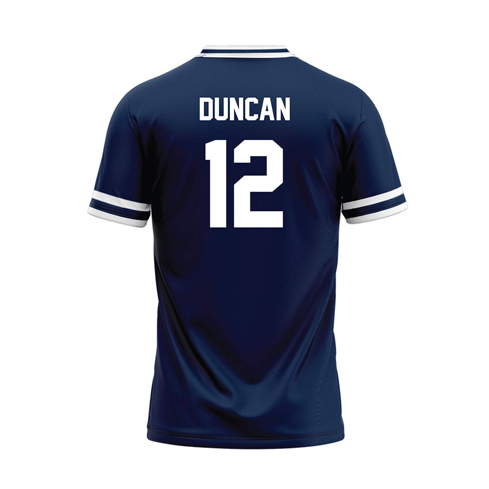 Butler - NCAA Baseball : Gunnar Duncan - Navy Baseball Jersey-1