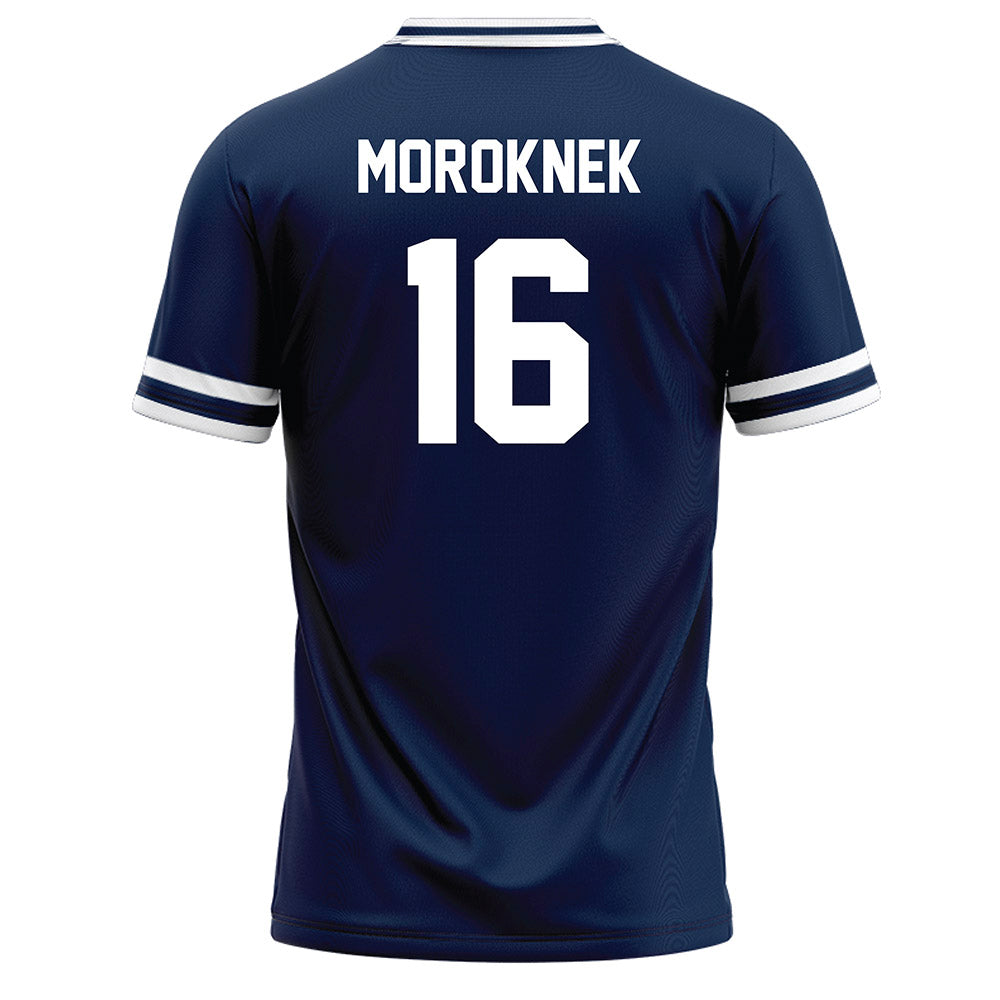 BU - NCAA Baseball : Jack Moroknek - Navy Baseball Jersey