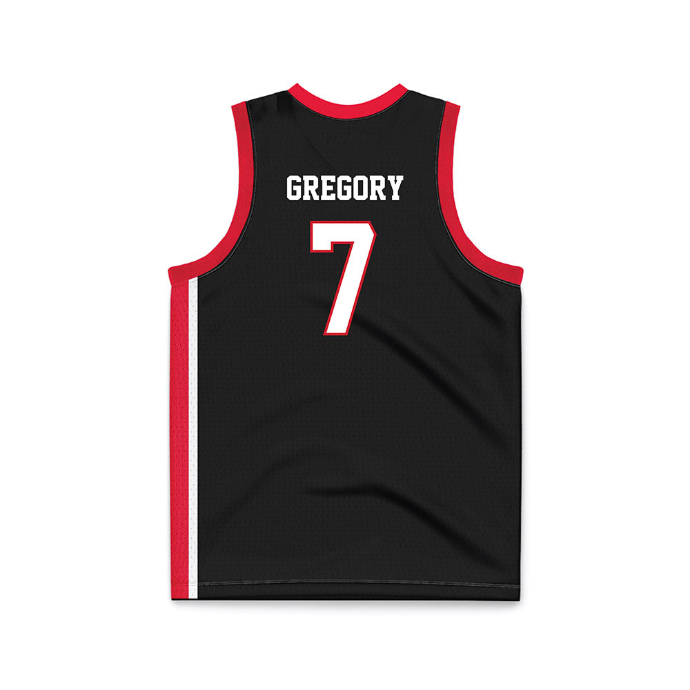 Fairfield - NCAA Women's Basketball : Keyarah Gregory - Black Basketball Jersey-1