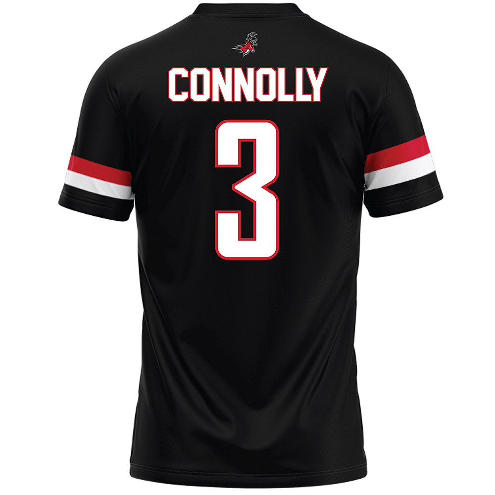 Fairfield - NCAA Men's Lacrosse : Thomas Connolly - Black Lacrosse Jersey-1