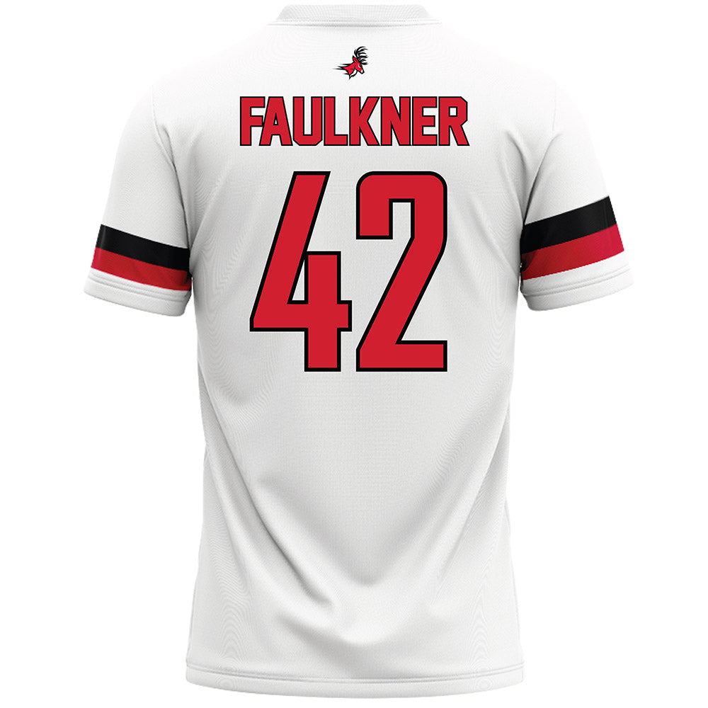 Fairfield - NCAA Men's Lacrosse : Mick Faulkner - White Lacrosse Jersey-1