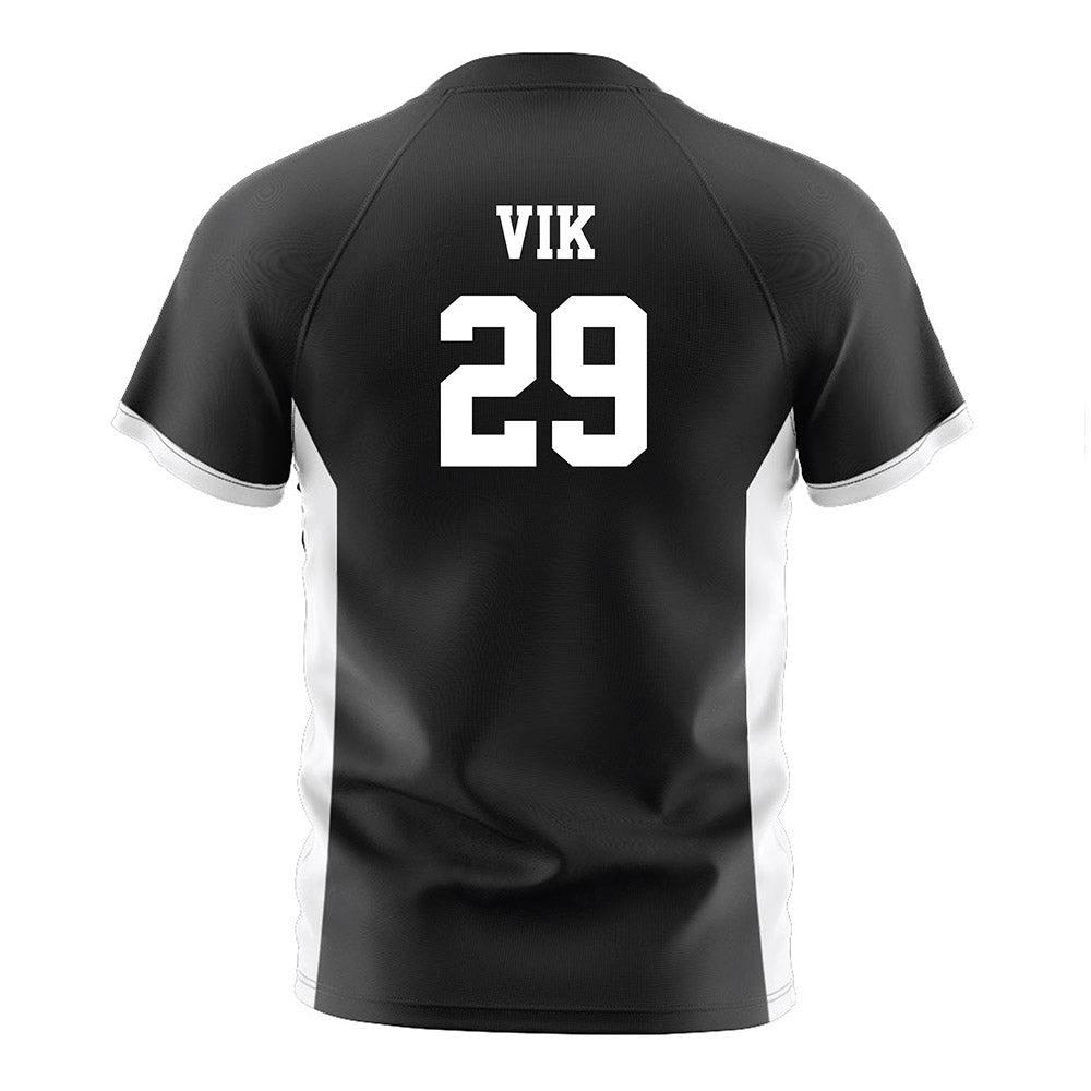 Fairfield - NCAA Men's Soccer : Audun Engen Vik - Black Soccer Jersey-1