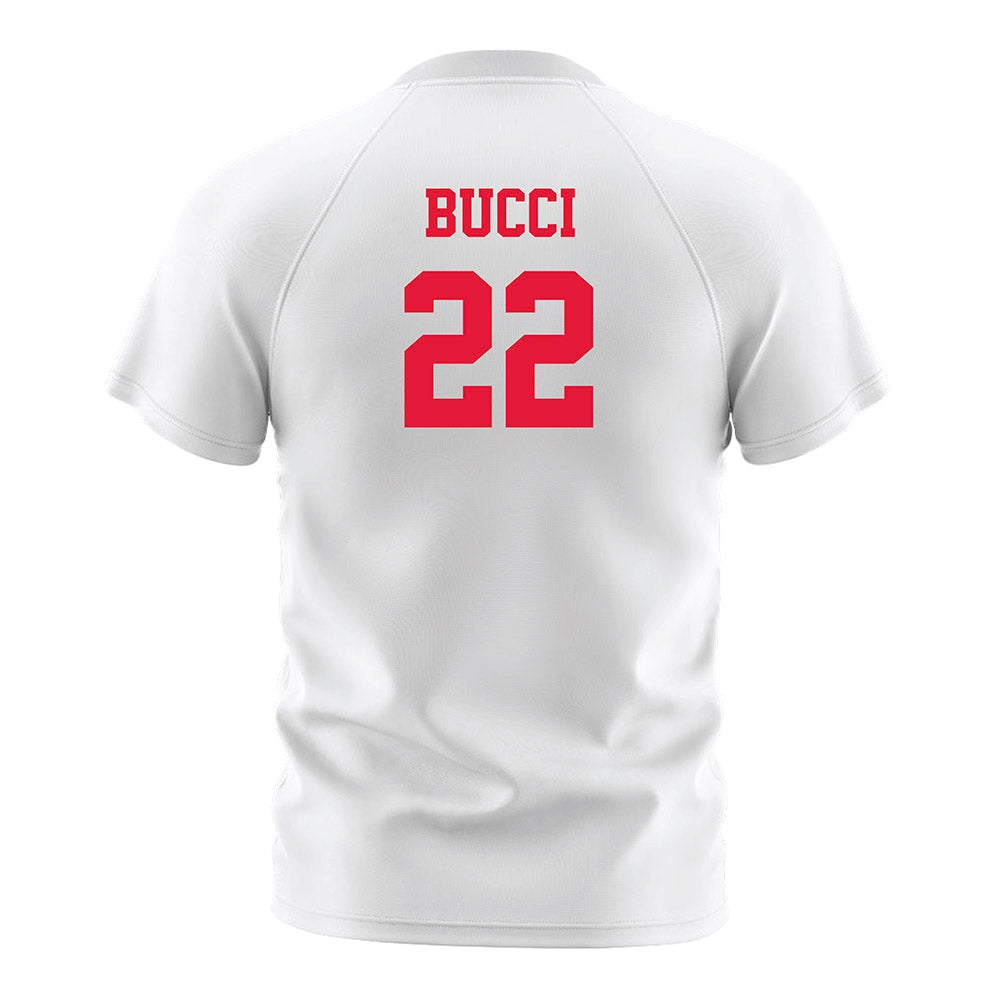 Fairfield - NCAA Men's Soccer : Daniel Bucci - White Soccer Jersey-1
