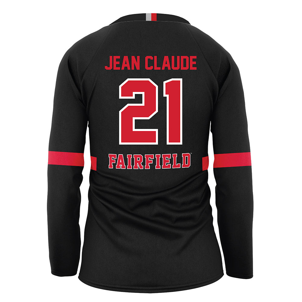 Fairfield - NCAA Women's Volleyball : Mia Jean Claude - Black Volleyball Jersey-1
