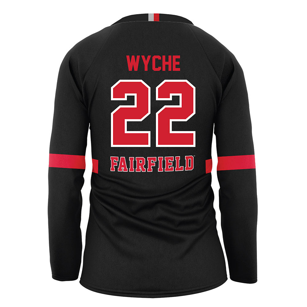 Fairfield - NCAA Women's Volleyball : Harlan Wyche - Black Volleyball Jersey