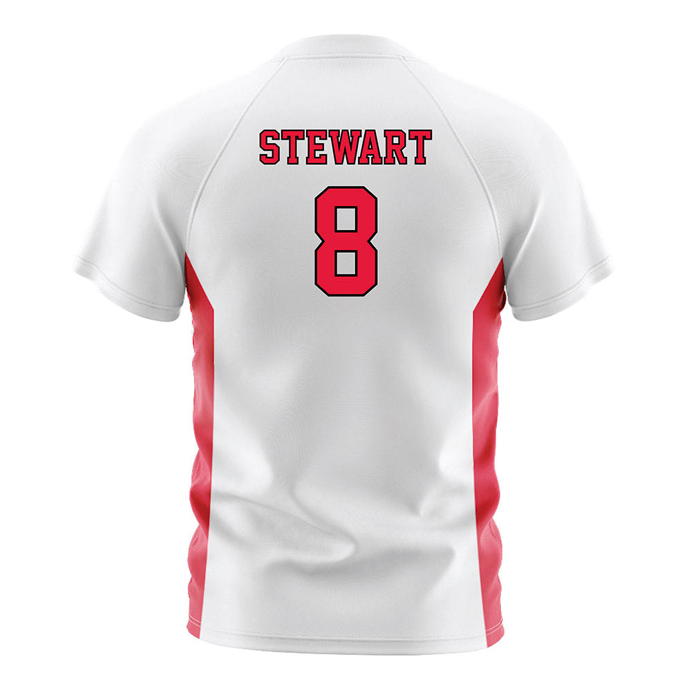 Fairfield - NCAA Women's Soccer : Amelie Stewart - White Soccer Jersey-1