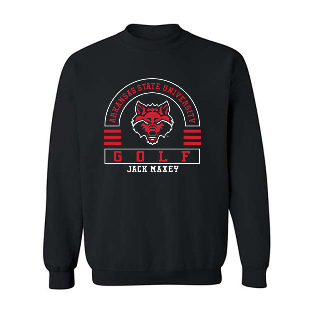 Arkansas State - NCAA Men's Golf : Jack Maxey - Crewneck Sweatshirt