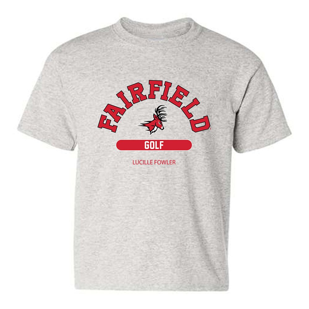 Fairfield - NCAA Women's Golf : Lucille Fowler - Classic Fashion Shersey Youth T-Shirt-0