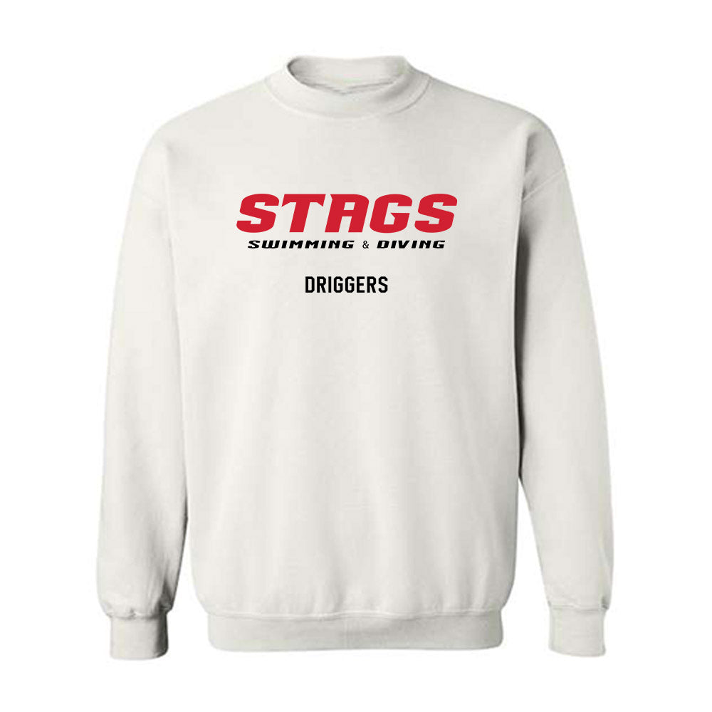 Fairfield - NCAA Men's Swimming & Diving : Colton Driggers - Classic Fashion Shersey Crewneck Sweatshirt-0