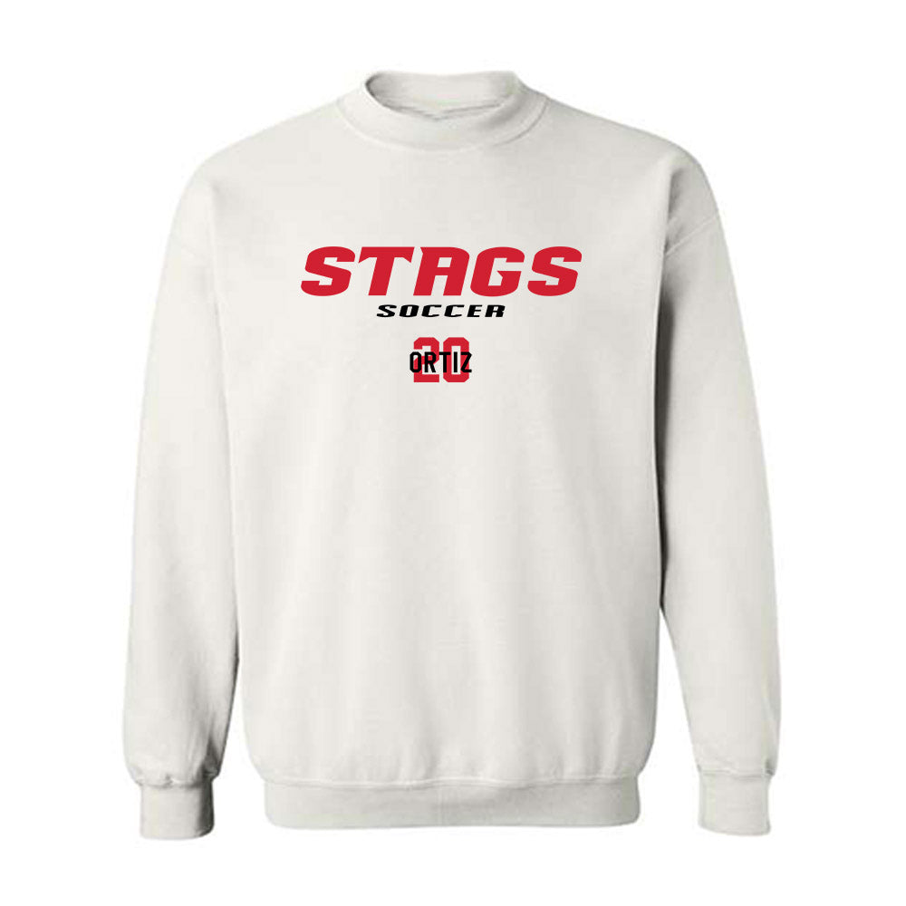 Fairfield - NCAA Men's Soccer : Cristian Ortiz - Classic Fashion Shersey Crewneck Sweatshirt-0