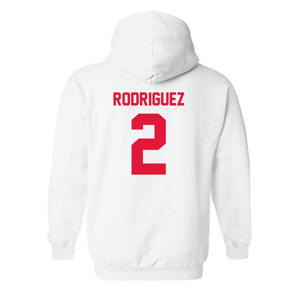 Fairfield - NCAA Men's Basketball : Nasir Rodriguez - Classic Shersey Hooded Sweatshirt-1
