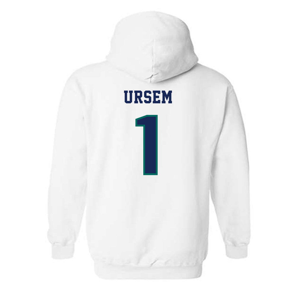 UNC Wilmington - NCAA Women's Volleyball : Marnie Ursem - Classic Shersey Hooded Sweatshirt-1
