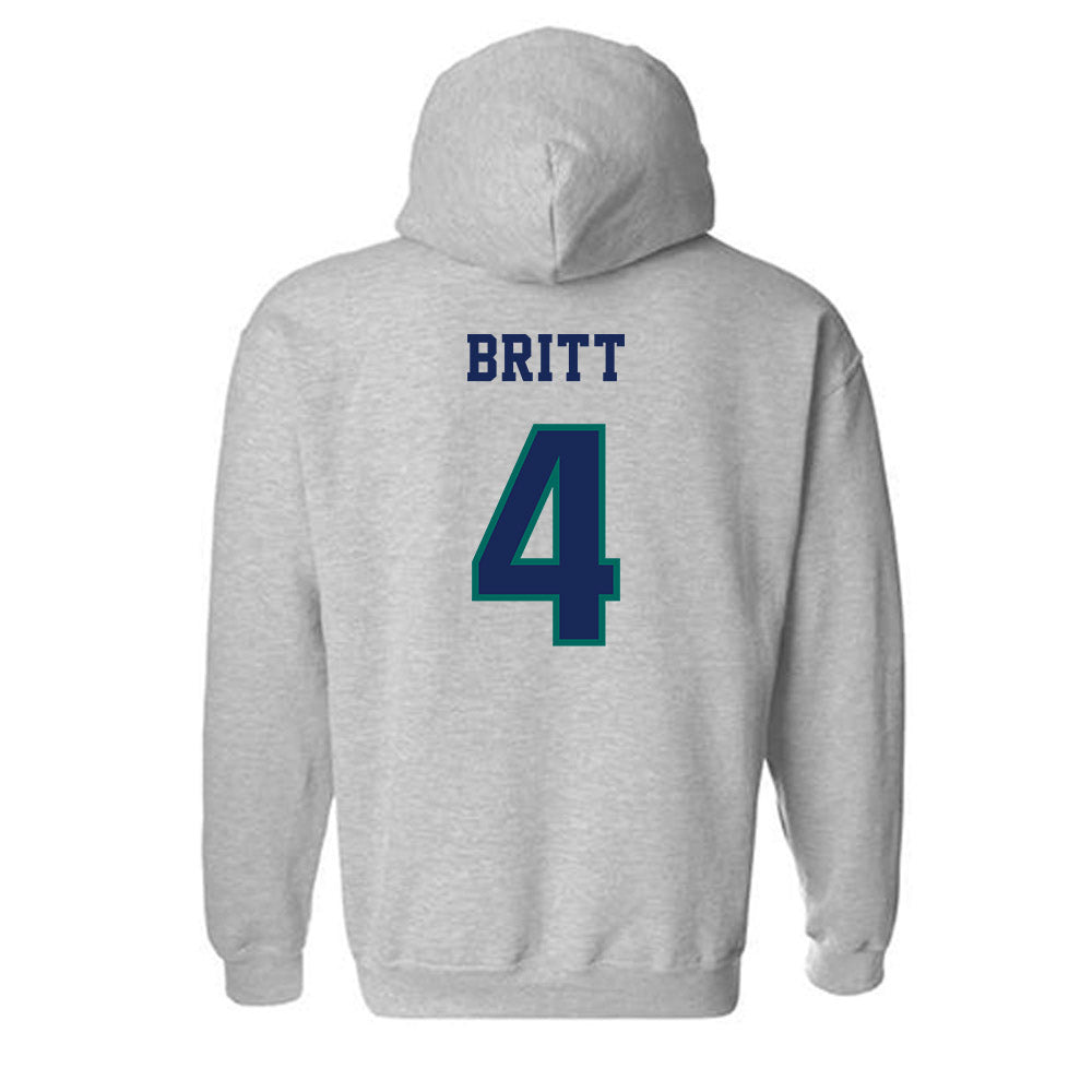 UNC Wilmington - NCAA Softball : Morgan Britt - Classic Shersey Hooded Sweatshirt