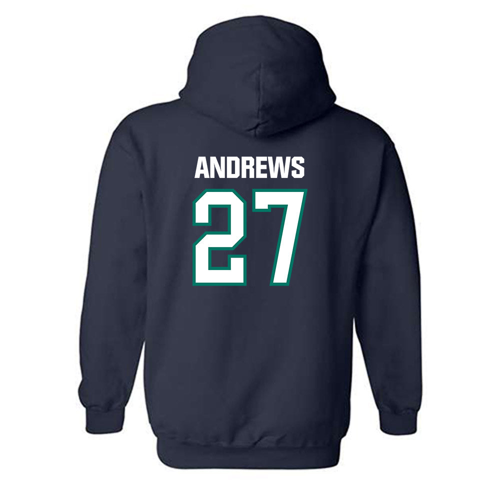 UNC Wilmington - NCAA Men's Soccer : Ellington Andrews - Classic Shersey Hooded Sweatshirt