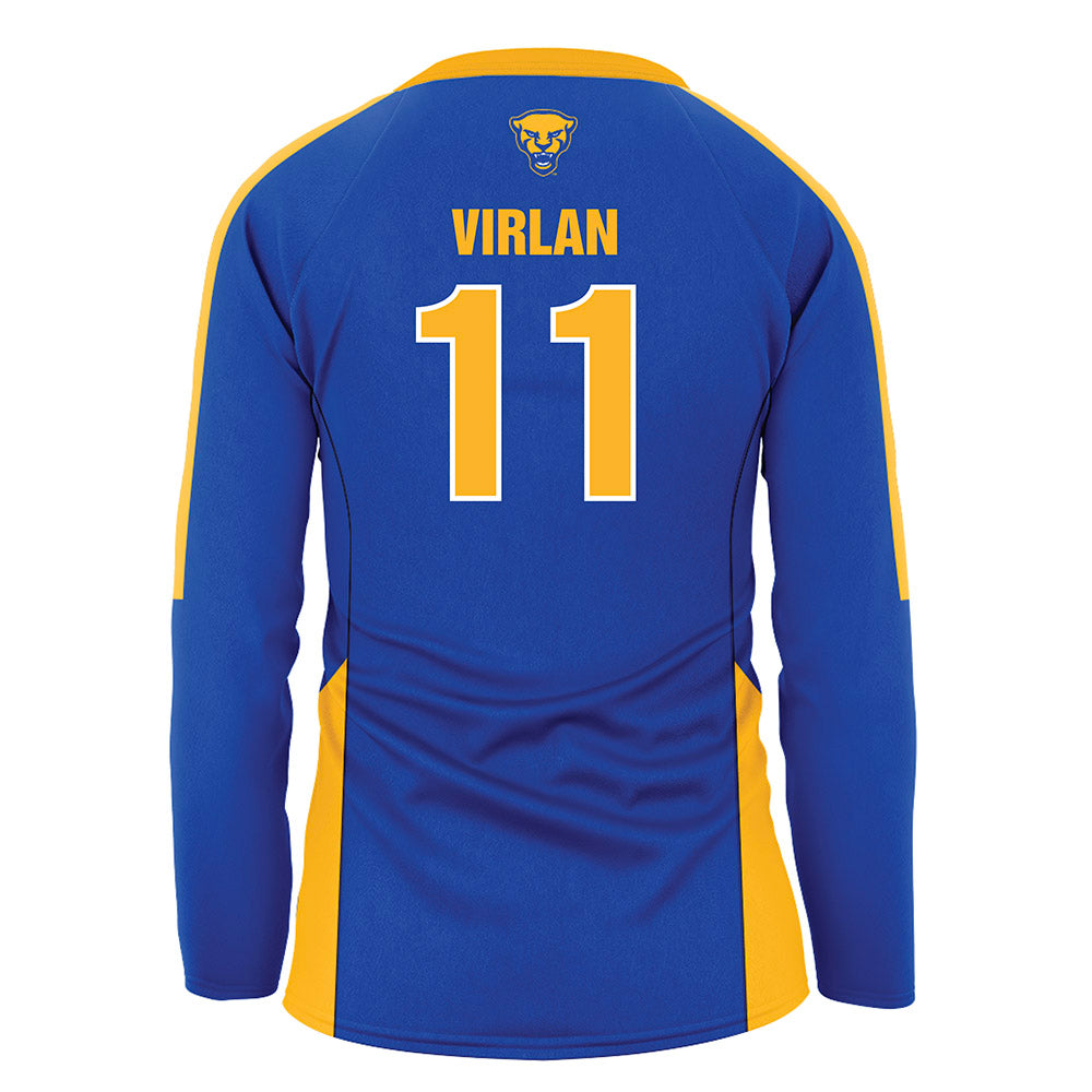 Pittsburgh - NCAA Women's Volleyball : Dalia Virlan - Royal Volleyball Jersey