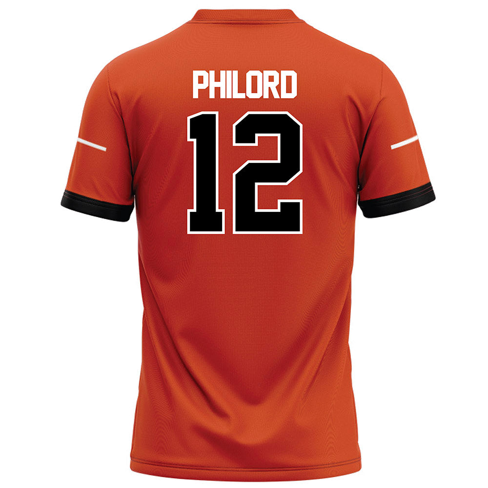 Campbell - NCAA Football : Donavan Philord - Orange Football Jersey-1