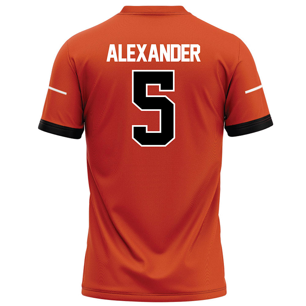 Campbell - NCAA Football : Markeece Alexander - Orange Football Jersey-1