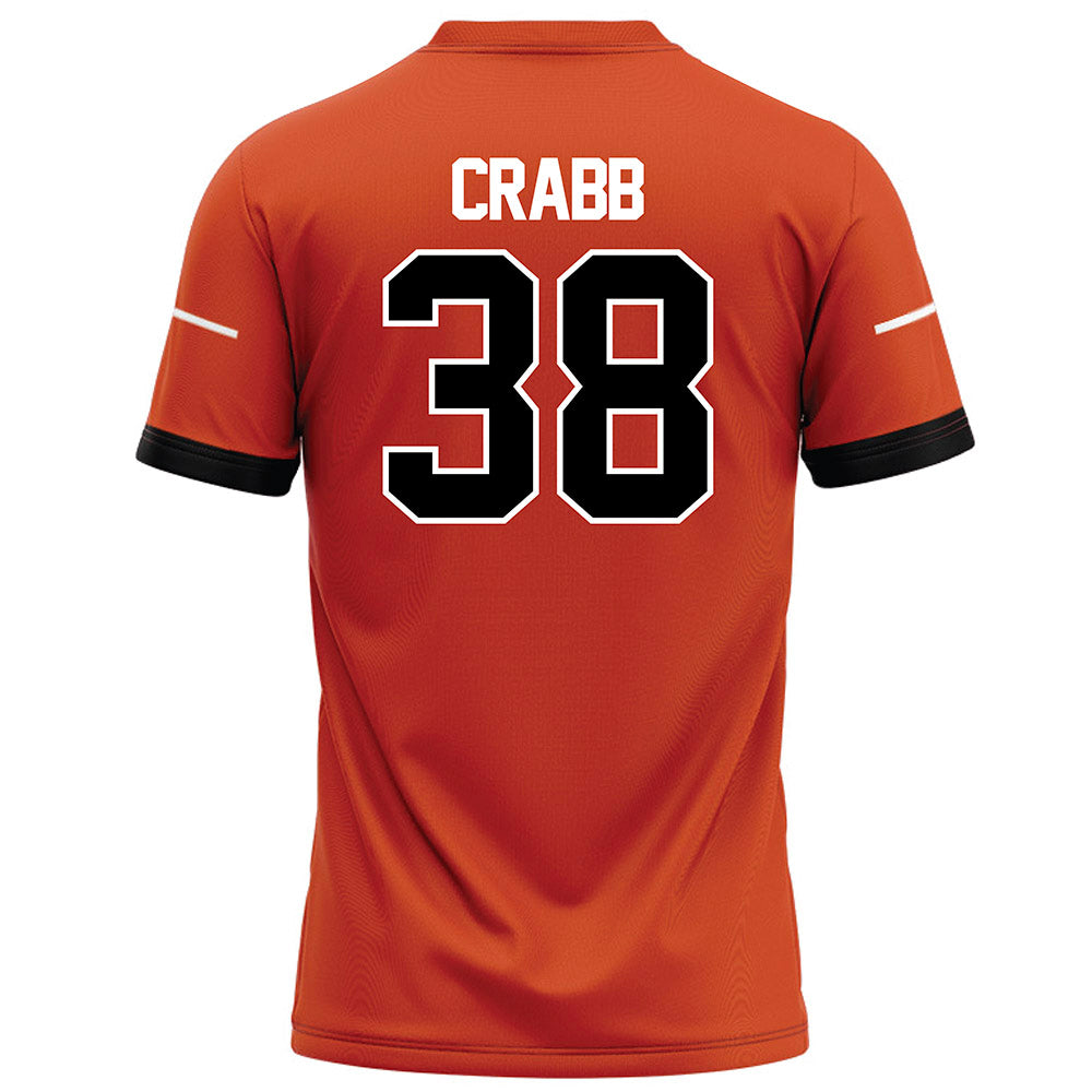 Campbell - NCAA Football : Alex Crabb - Orange Football Jersey