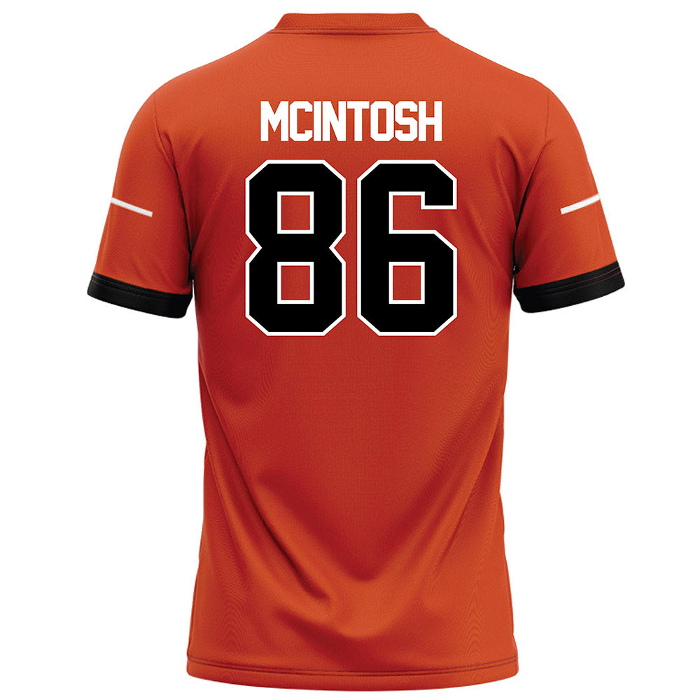 Campbell - NCAA Football : Adam McIntosh - Orange Football Jersey