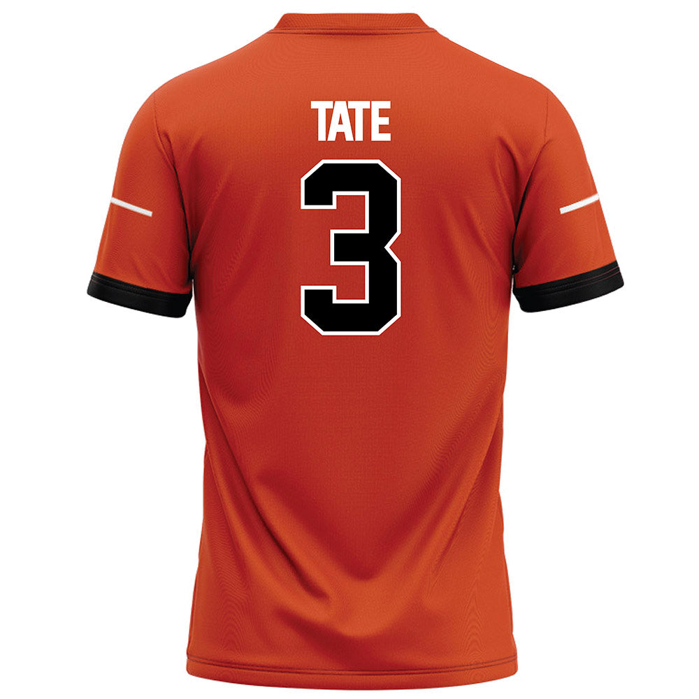 Campbell - NCAA Football : Barry Tate - Orange Football Jersey-1