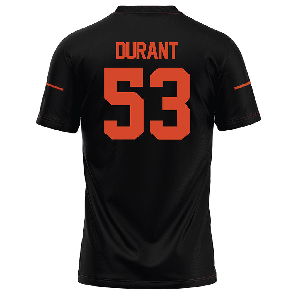 Campbell - NCAA Football : Kameron Durant - Black Football Jersey-1