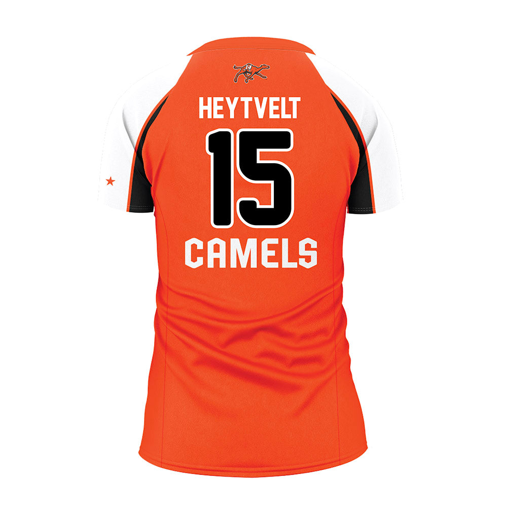 Campbell - NCAA Women's Volleyball : Hailey Heytvelt - Orange Volleyball Jersey