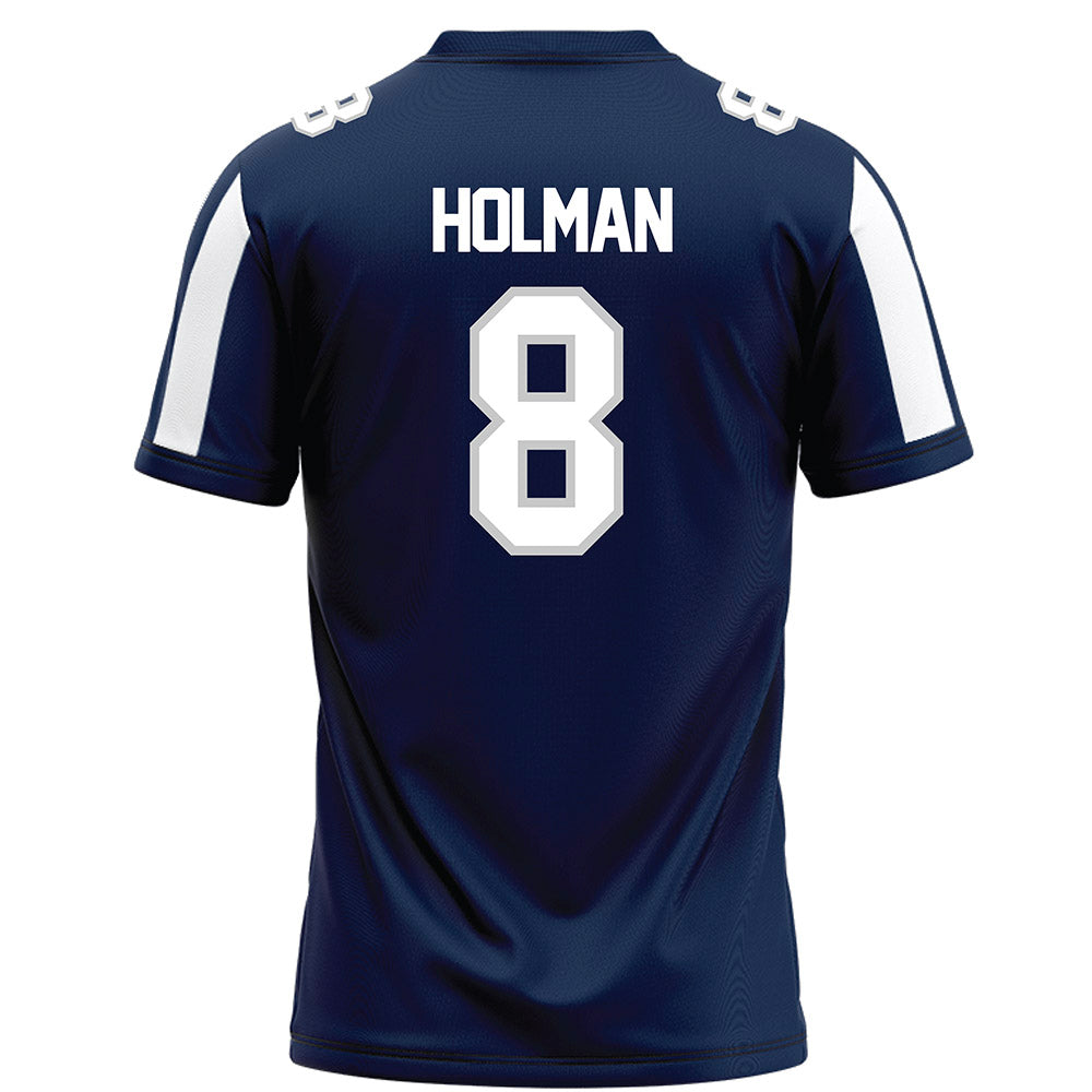 BU - NCAA Football : Dev Holman - Blue Football Jersey