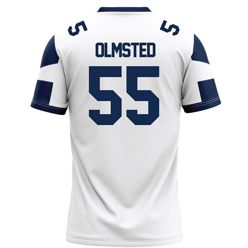 BU - NCAA Football : Hayden Olmsted - White Football Jersey