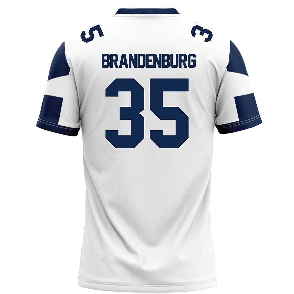 BU - NCAA Football : Ben Brandenburg - White Football Jersey