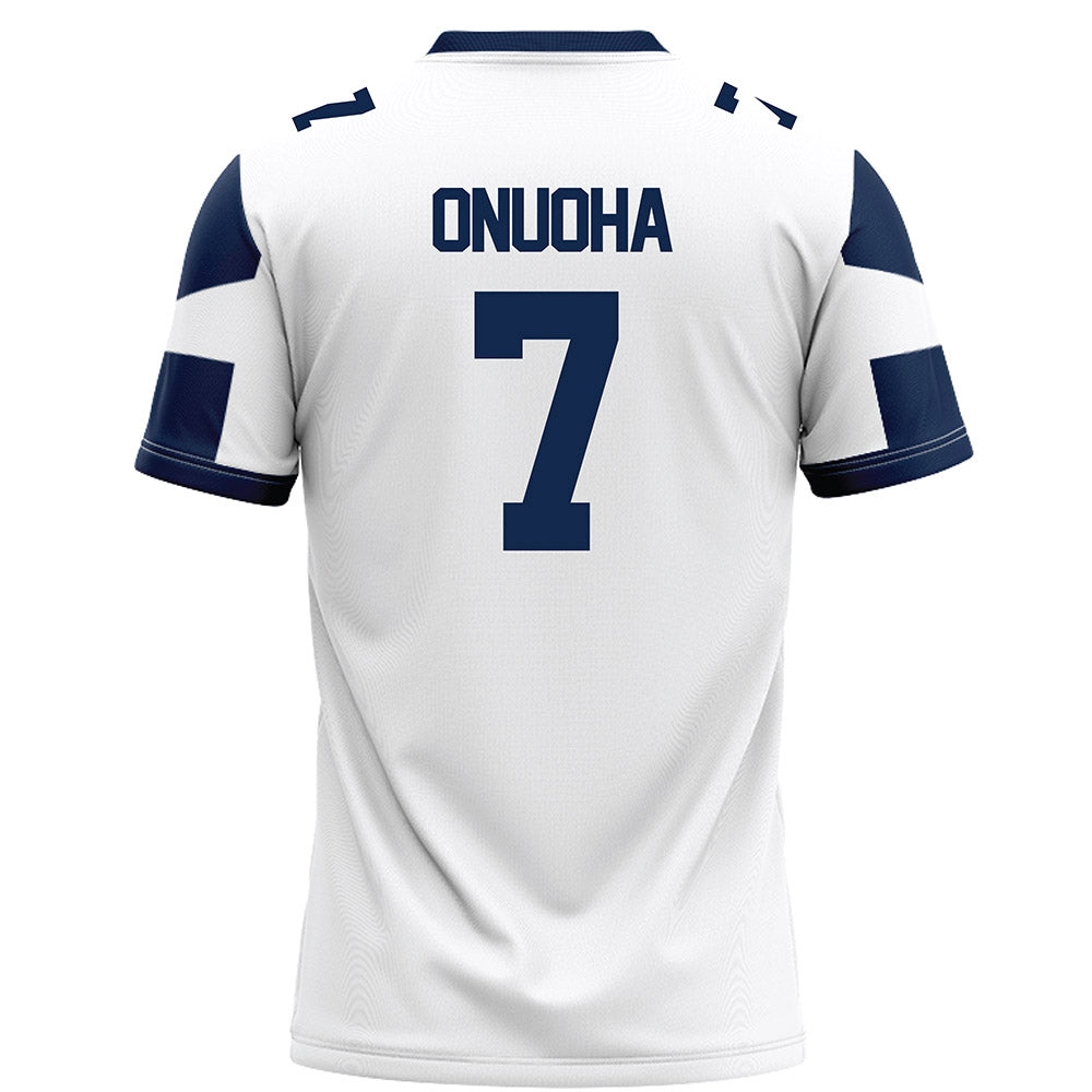 BU - NCAA Football : Onye Onuoha - White Football Jersey-1