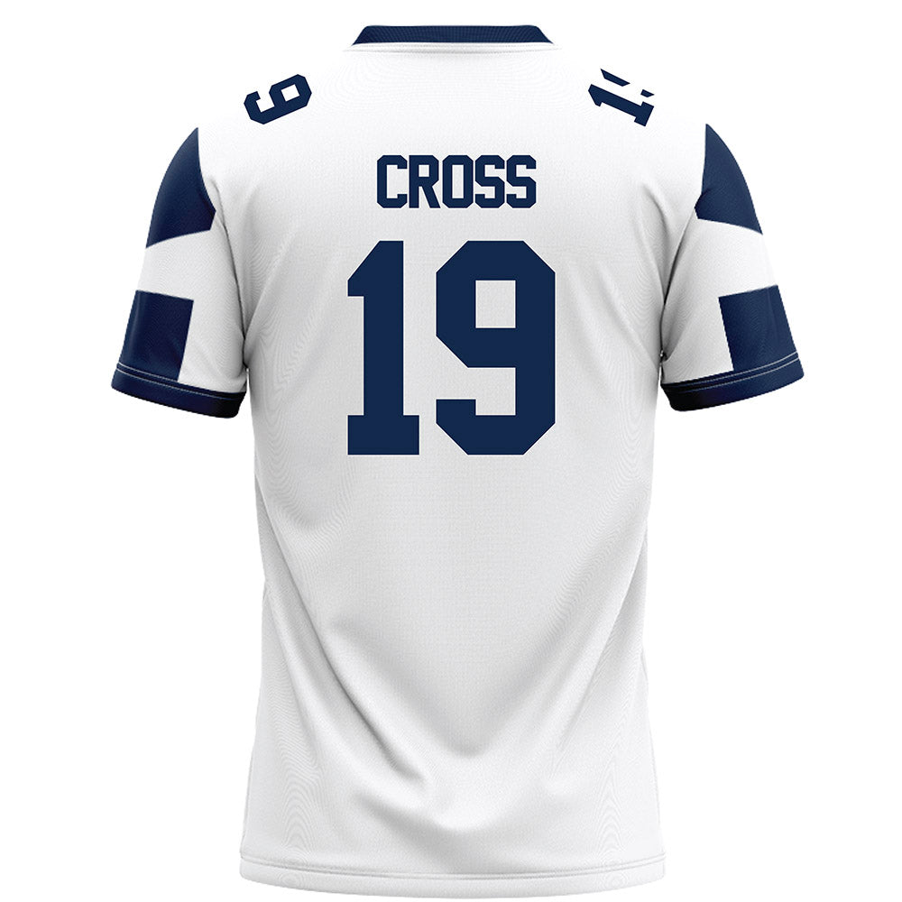 BU - NCAA Football : DMarco Cross - White Football Jersey