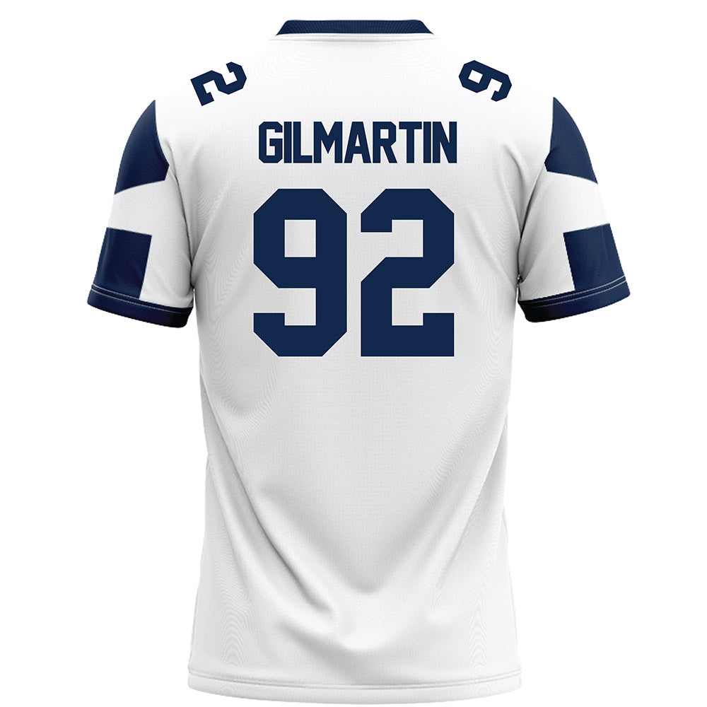 BU - NCAA Football : Graham Gilmartin - White Football Jersey-1