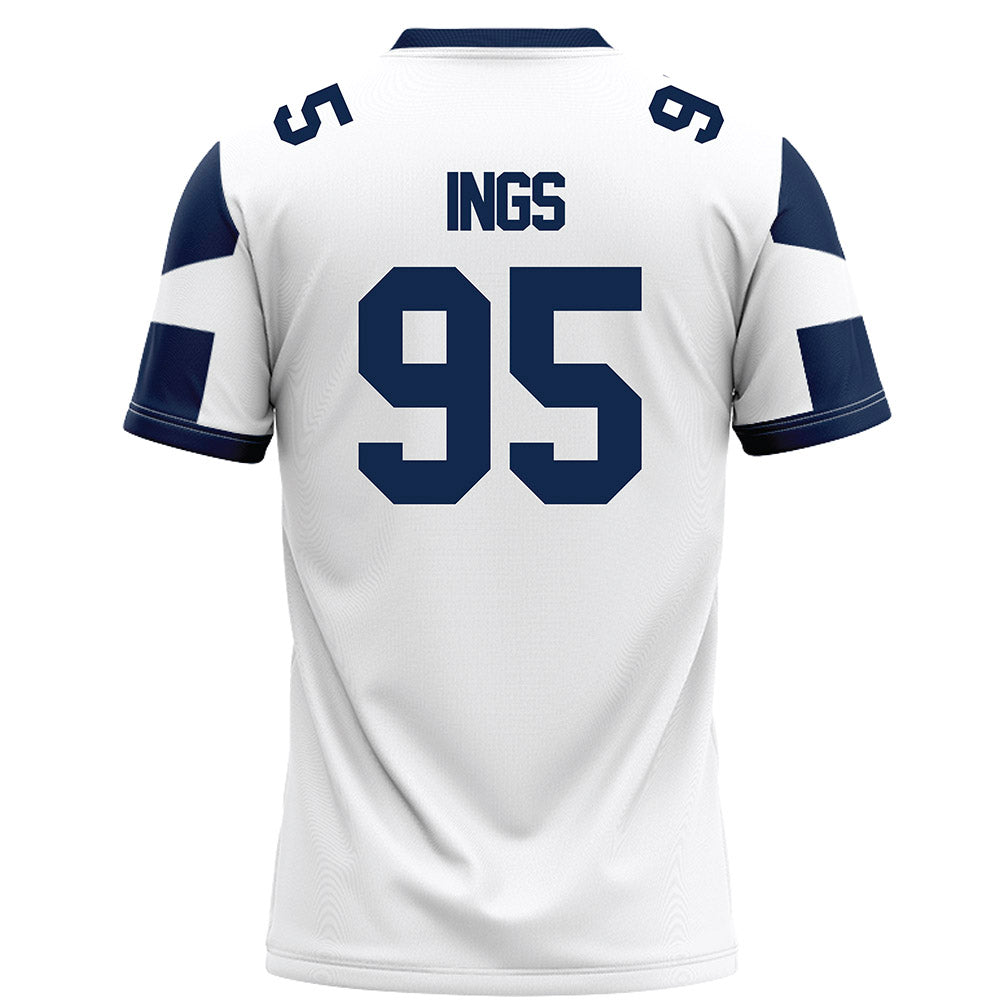 BU - NCAA Football : Trevor Ings - White Football Jersey