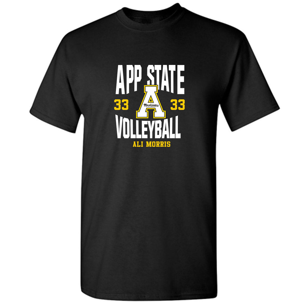 App State - NCAA Women's Volleyball : Ali Morris - Fashion Shersey T-Shirt-0