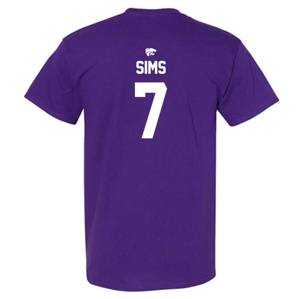 Kansas State - NCAA Women's Volleyball : Symone Sims - Replica Shersey T-Shirt