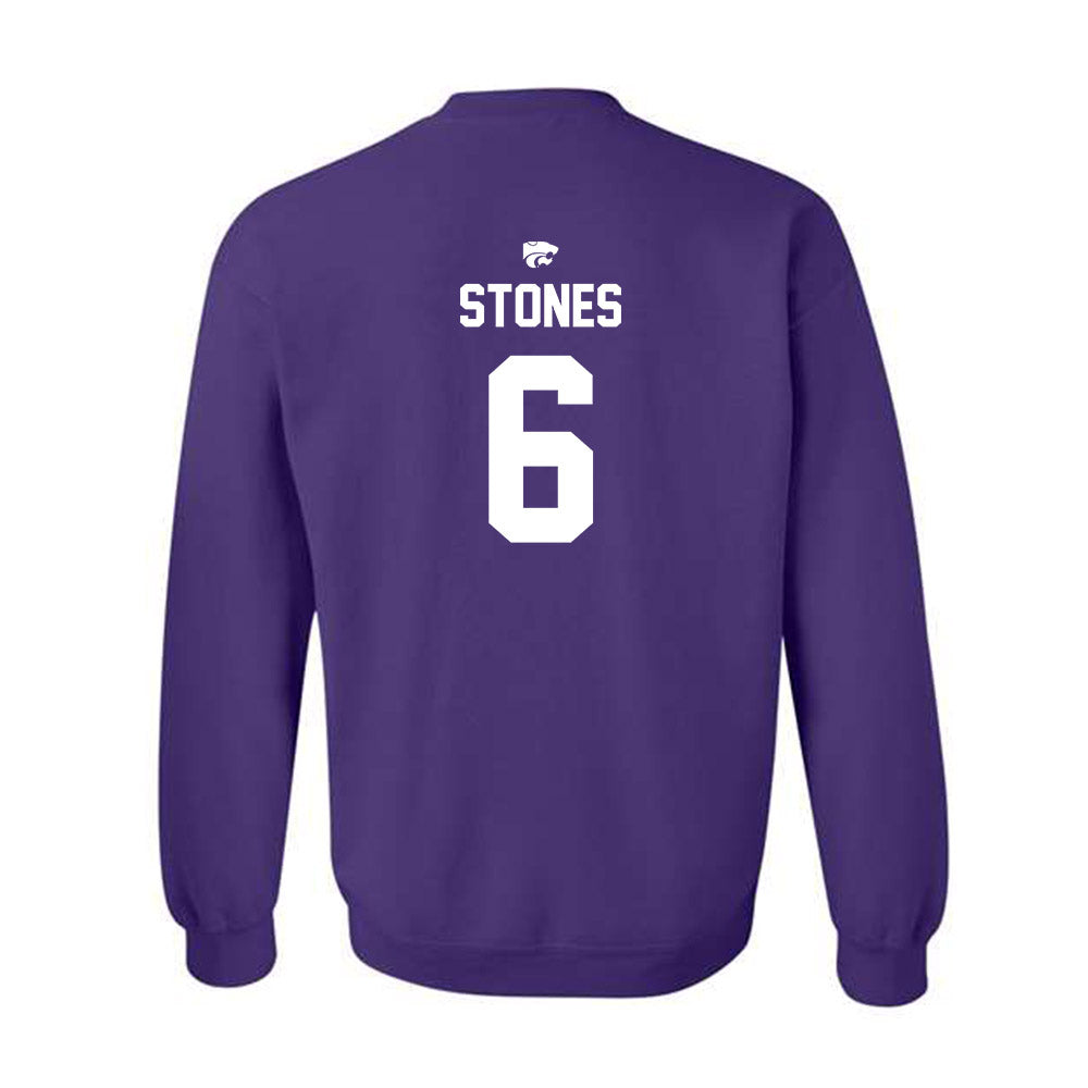 Kansas State - NCAA Women's Volleyball : Avery Stones - Replica Shersey Crewneck Sweatshirt-1