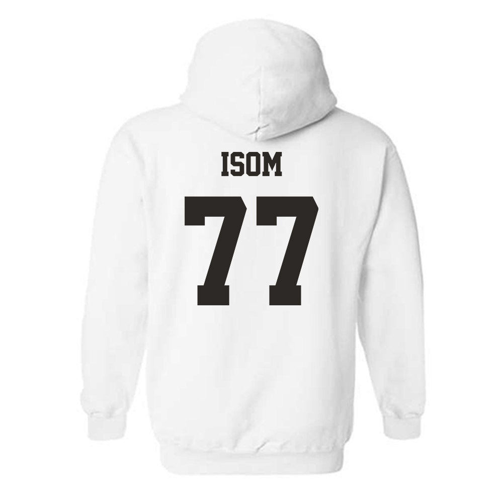 Louisiana - NCAA Football : Jakoby Isom - Classic Shersey Hooded Sweatshirt-1