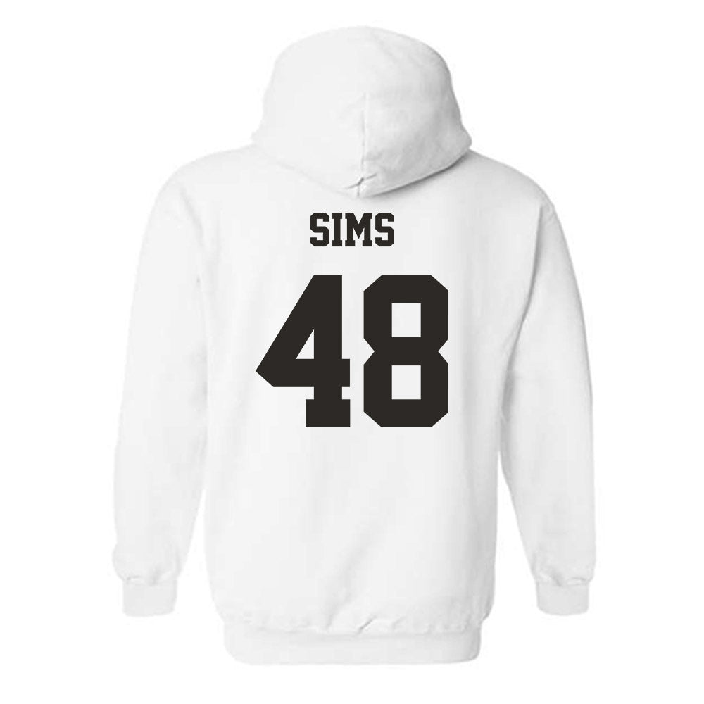 Louisiana - NCAA Football : Hunter Sims - Classic Shersey Hooded Sweatshirt-1