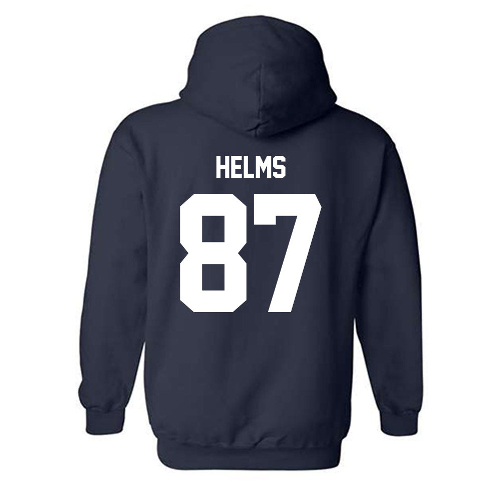 Georgia Southern - NCAA Football : River Helms - Classic Fashion Shersey Hooded Sweatshirt-1