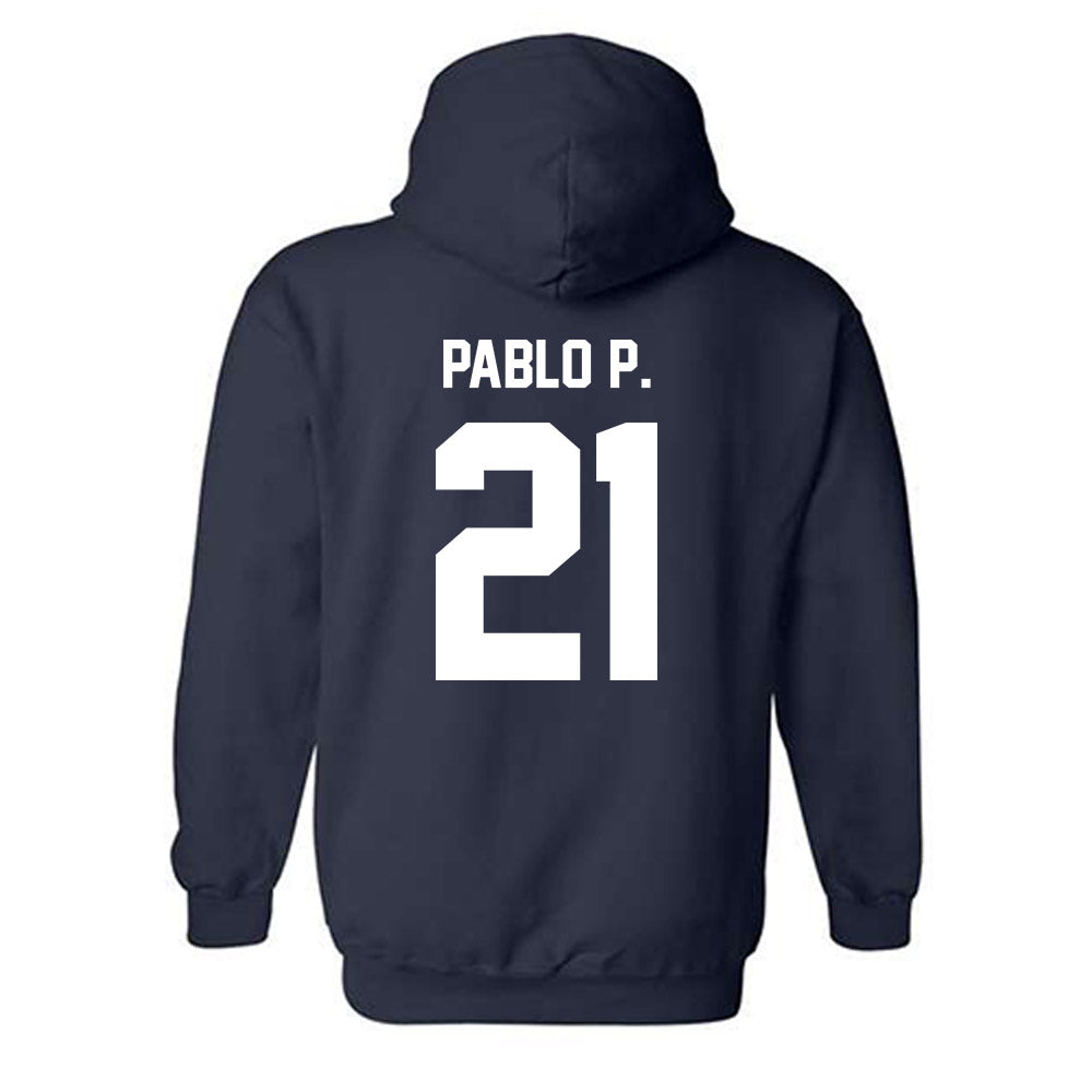 Georgia Southern - NCAA Men's Soccer : Pablo Portero - Classic Fashion Shersey Hooded Sweatshirt-1