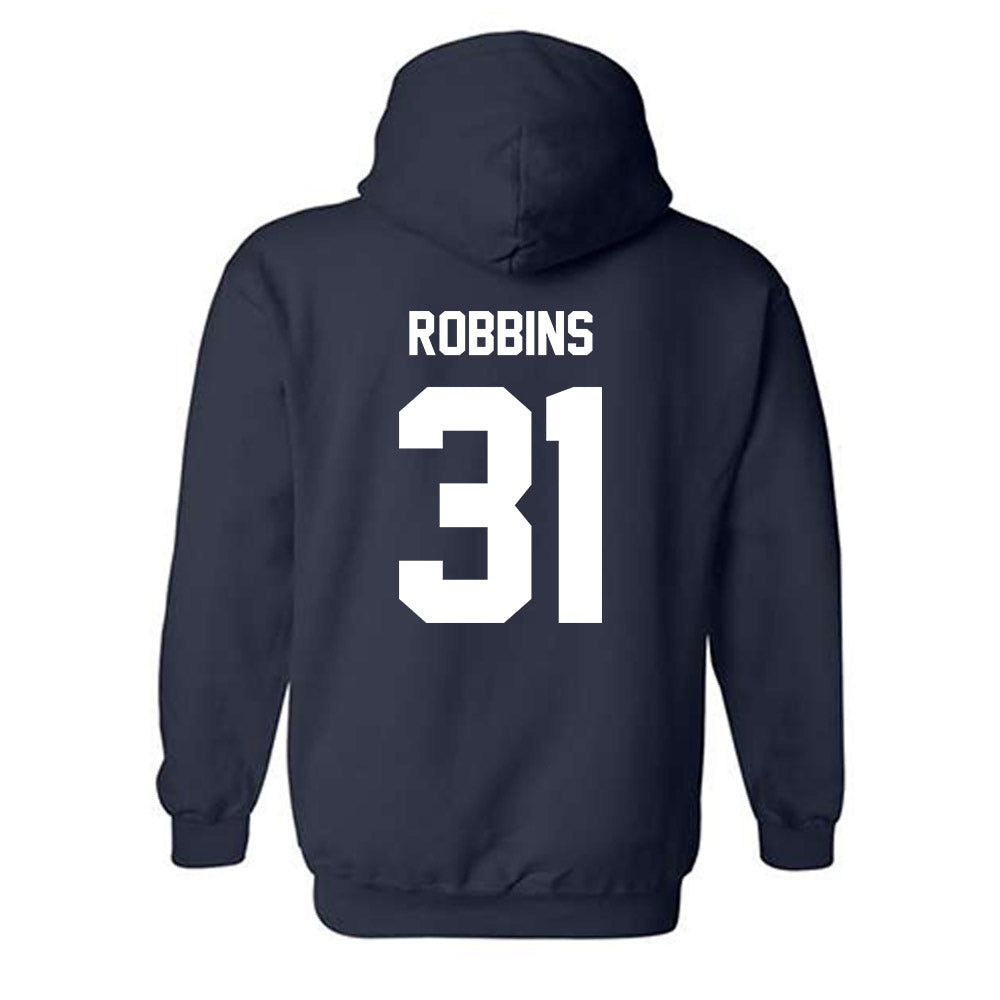 Georgia Southern - NCAA Baseball : Will Robbins - Classic Fashion Shersey Hooded Sweatshirt-1