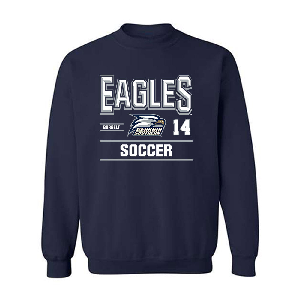 Georgia Southern - NCAA Women's Soccer : Carley Borgelt - Classic Fashion Shersey Crewneck Sweatshirt-0
