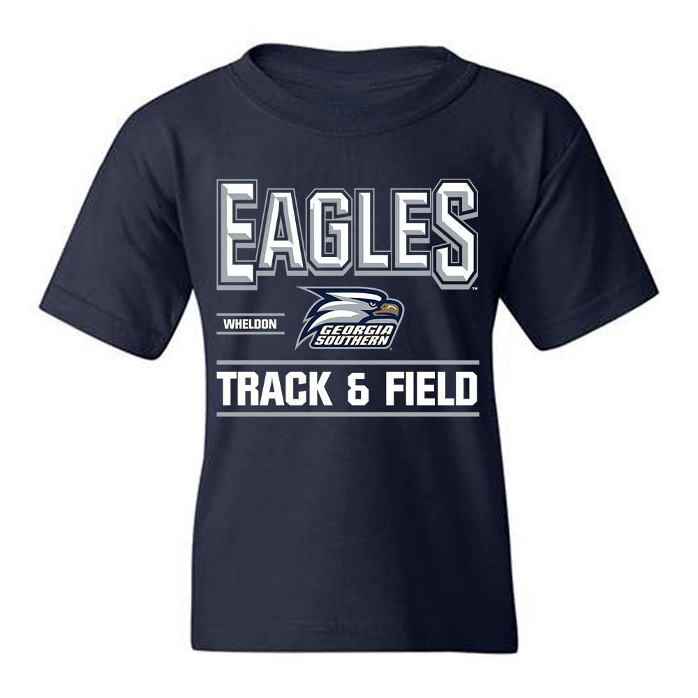 Georgia Southern - NCAA Women's Track & Field : Emily Wheldon - Classic Fashion Shersey Youth T-Shirt-0
