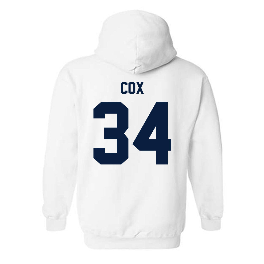 Georgia Southern - NCAA Men's Soccer : Justin Cox - Classic Fashion Shersey Hooded Sweatshirt-1