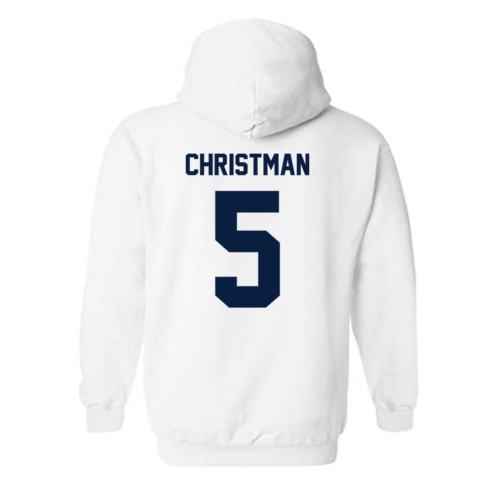 Georgia Southern - NCAA Baseball : Brady Christman - Classic Fashion Shersey Hooded Sweatshirt-1