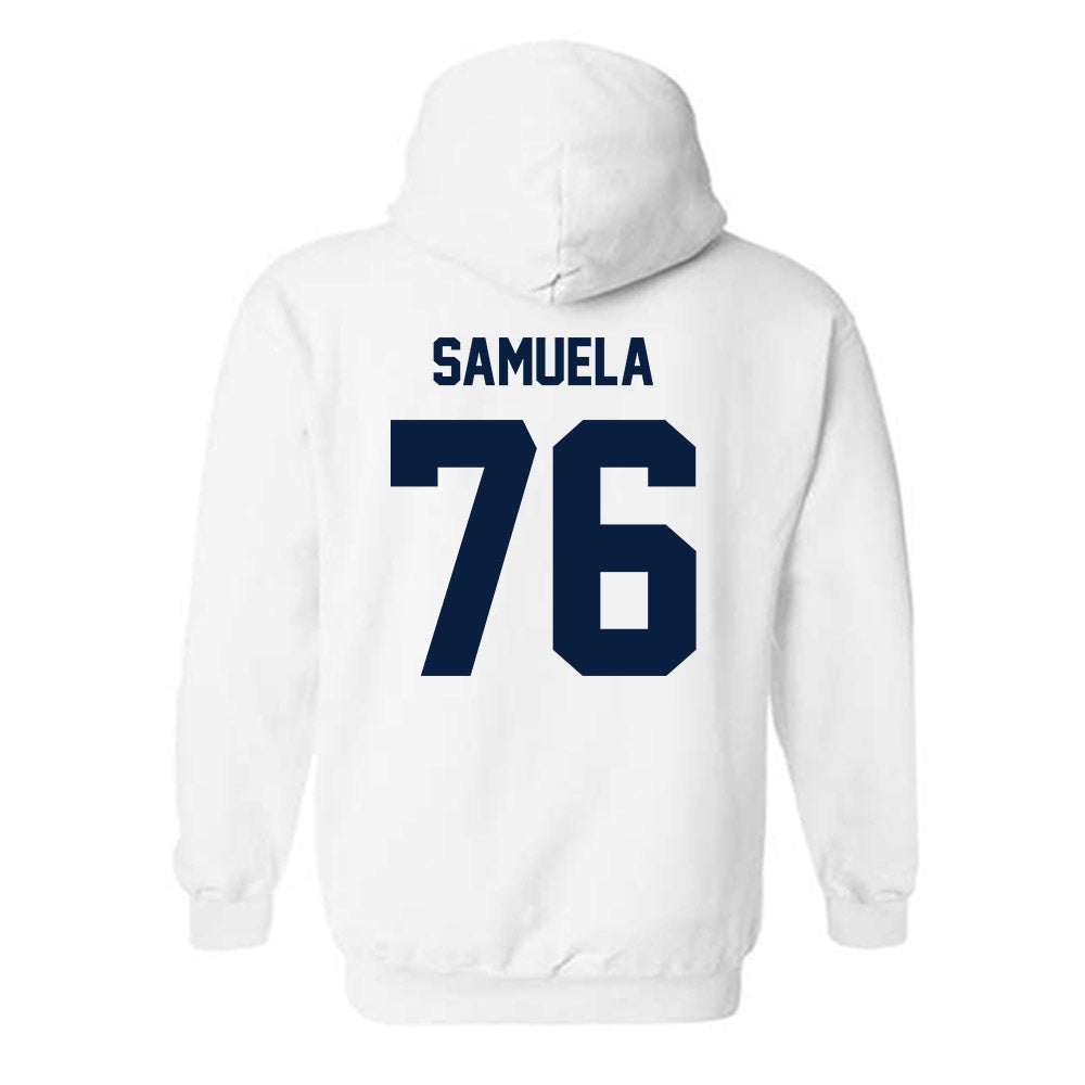 Georgia Southern - NCAA Football : Kingtriton Samuela - Classic Fashion Shersey Hooded Sweatshirt-1