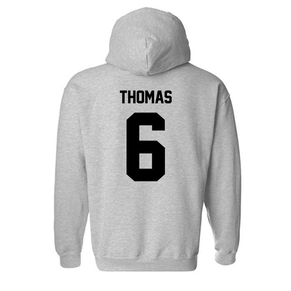 Georgia Southern - NCAA Women's Volleyball : Grace Thomas - Classic Fashion Shersey Hooded Sweatshirt-1