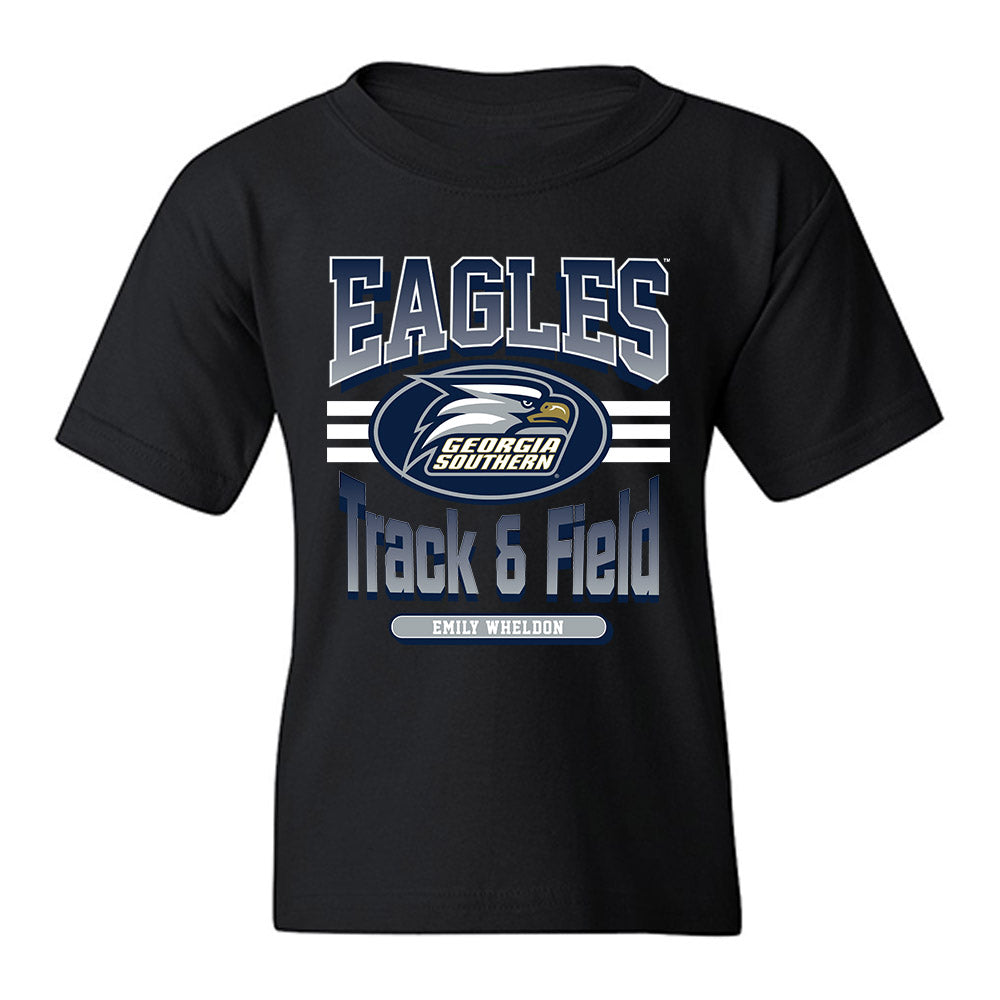 Georgia Southern - NCAA Women's Track & Field : Emily Wheldon - Classic Fashion Shersey Youth T-Shirt-0